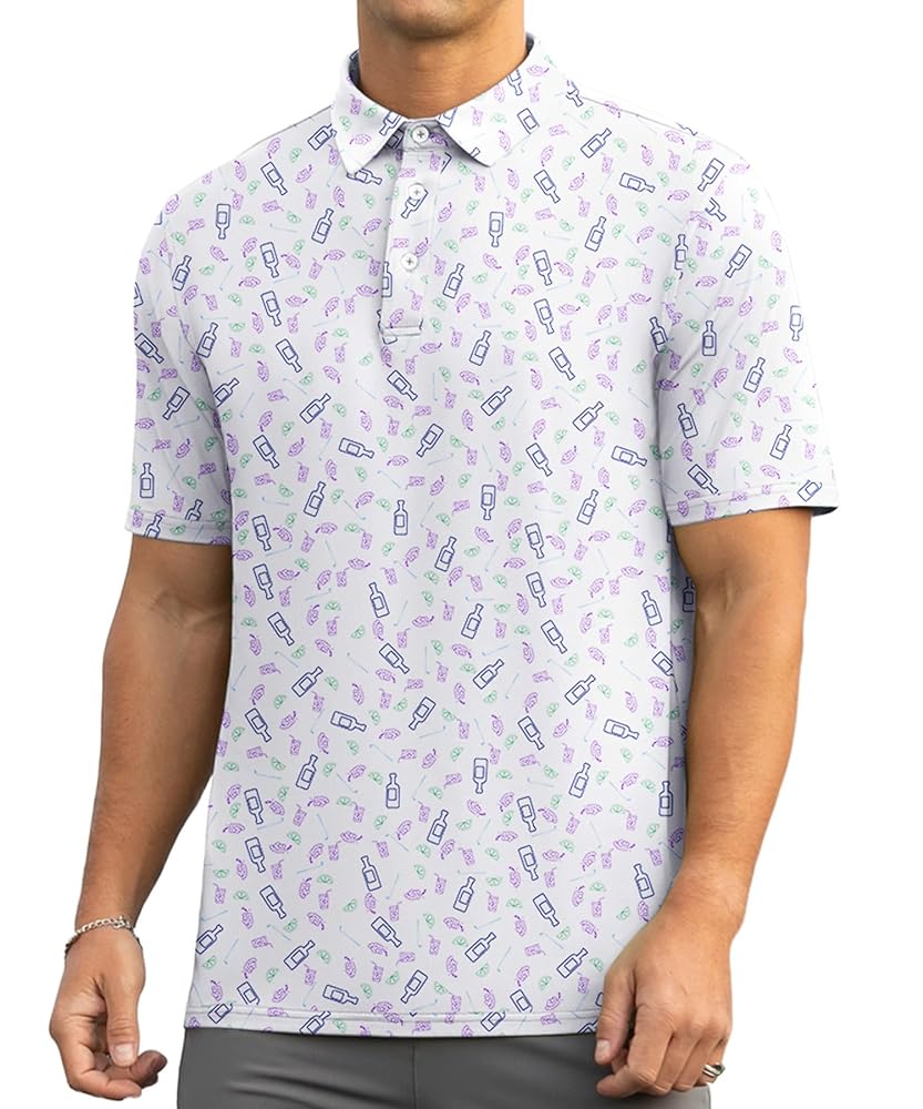 Amazon.com: Askdeer Men's Golf Polo Shirts Short Sleeve